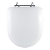 Assento Sanitário Almofadado Luxo Carrara Branco Para Deca