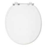 Assento Sanitario Atlas Branco Mdf Laqueado Oval