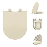 Assento Sanitario Deca Carrara Soft Close Creme Tupan