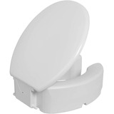 Assento Sanitário Elevado Branco De 13cm C Tampa Astra