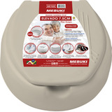 Assento Sanitário Elevado Mebuki Colorido 7 5cm Cor Areia