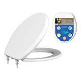 Assento Sanitário Oval Universal Morgan Branco Pp 44 9cm