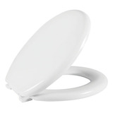 Assento Tampa Para Vaso Sanitário Almofada Oval Branco Astra