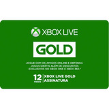 Assinatura Xbox Live Gold 12 Meses Envio Imediato