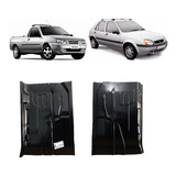 Assoalho Fiesta Courier 96 A 05 Dianteiro Ponta par 