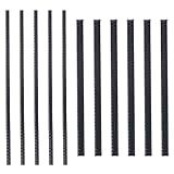 ASUNFO 10 Tiras De Dentes Autoadesivas De Silicone Tiras Antiderrapantes Para Faixas De Cabelo DIY