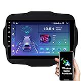 ASURE Atualização De Rádio Estéreo Automotivo De 9 Polegadas Para Jeep Renegade 2014 2018 Unidade Principal De GPS De Navegação Android 2 32 GB Com Carplay Sem Fio Android Auto SWC Reprodutor De