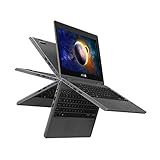 ASUS Notebook BR1100- BR1100FKA-QE1S-CB- Tela Sensível Ao Toque HD De 11-6 Polegadas- Tela Brilhante- Processador Intel Celeron N4500- 4 GB RAM- 64 GB De Armazenamento- MIL-STD 810H- TPM 2-0- Windows 10 Pro- Star Grey Bilingual KB
