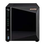 Asustor Drivestor 4 Pro AS3304T 4 Bay NAS 1 4 GHz Quad Core Porta 2 5 GbE 2 GB RAM DDR4 Armazenamento Conectado à Rede Sem Disco 