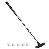 Asyxstar Mini Golf Putter Putters De Golfe Para Homens Golfistas Destros Ou Canhotos Conjunto De Mini Tacos De Golfe Para Crianças E Mulheres Putters De Comprimento Ajustável Bidirecional Com 5