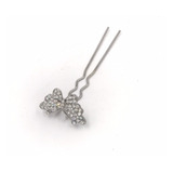 Atacado 120 Peças Grampo Com Borboleta De Strass P Cabelo