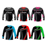 Atacado 6 Camisa De Motocross Trilha Manga Longa Revenda