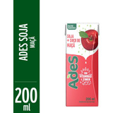 Atacado C 36 Bebida De Soja Sabor Maça Ades 200ml