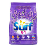 Atacado C 5 Sabão Em Po Surf 5 Em 1 Lavanda 800g