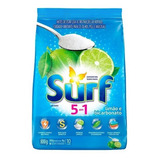 Atacado C 6 Sabão Pó Surf 5 Em 1 Limão E Bicarbonato 800g