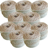 Atacado Corda Sisal Fio 3mm 10 Rolos C 100 M Cada Decoração