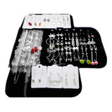 Atacado Kit Completo 72 Pçs Semi Joias Folheadas Prata Ou Folheado A Ouro Ou Misto Vc Escolhe Grátis O Mostruario Veludo