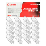 Atacado Lampada Pingão Esmagada T10 12v 5w 20 Unidades