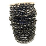 Atacado Strass Cristal Ss28 Prata Rolo 20 Metros