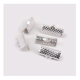 Atacado Terminal P Bijuterias Dourado prata 10x 6mm 100pçs