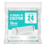 Atadura Crepom Faixa Bandagem Elástica 10cmx1 2m Kit 24 Un