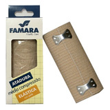 Atadura Elástica Média Compressão 10cm X 1 30m Bege Famara
