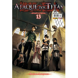 Ataque Dos Titãs Vol 13 Série Original De Isayama Hajime Editorial Panini Brasil Ltda Tapa Mole En Português 2017