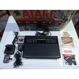 Atari 2600 Com Caixa 1 Controle Manual Jogo Serial Batendo