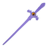 Athame Em Metal Roxo Com Pedra Amarela 15 Cm