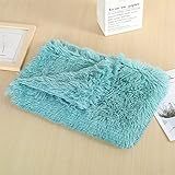ATHUAH Tapete De Cachorro Macio Cobertor Fofo De Pelúcia Longo Animal De Estimação Filhote De Cachorro Gatos Colchão De Cama Para Cães Pequenos Médios Gatos Capa De Dormir Quente Cor Cor 5 Tamanho