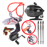 Atiradeira Estilingue Profissional Kit De Pesca S30