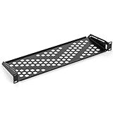 ATOM NEXUS Prateleira De Montagem Em Rack Bandeja De Aço Resistente 1U Para Servidor 15 Cm De Profundidade Para Prateleiras De Equipamentos De 48 Cm