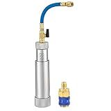 ATPEAM Injetor A C De óleo E Corante Com Acoplador Rápido De Pressão 59 Ml Ferramenta De Injeção De Tubo De Enchimento De Ar Condicionado Com Conector SAE De 1 4 Para Sistema De Refrigeração R410A R134A R22 R12