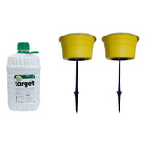 Atrativo Biologico Liquido 5 Litros 2 Armadilha Pega Mosca