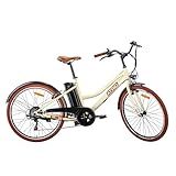 Atrio Bicicleta Miami Aro 26 Quadro 15 5 Retrô 350W 7 8Ah 6V Shimano Atrio BI245M
