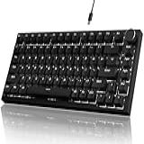Attack Shark Ajazz AK820 Teclado Mecânico Para Jogos Com Botão 75 Teclado Hot Swappable Tipo C Com Fio Junta Com 5 Camadas De Espuma Absorvente De Ruído Branco LED Retroiluminado NKRO Interruptor