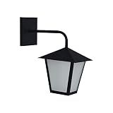 luminaria arandela colonial quadrada preto