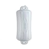 Attwood 9355D1 Para-lamas De Barco Oval Resistente A Raios UV- Branco- 12-7 Cm X 55-8 Cm