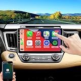 Atualização De Rádio Toyota RAV4 2013 2018 Substituição De Navegação Estéreo Android Controle De Volante Tela Sensível Ao Toque Carplay Sem Fio Android Auto Câmera Gratuita