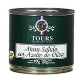 Atum Sólido Em Azeite De Oliva Tours Conservas 180g