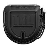 Atwood Corda MFG Dispensador De Corda Tático 550 Paracord Parachute Corda 50 Pés Spool TRD Lâmina De Corte Clipe De Cinto Cabo De Aderência Porta De Visão Régua Integrada Preto