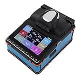 AUA 70F Fibra Óptica Fusion Splicing Machine Tela De Toque Máquina De Fusão Automática Cabo De Fibra Óptica Patch Cord Couro Tail Fiber Hot Melt Machine 6 Motors Plugue UE 100 240 V 