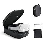 AUBIKA Hard Carrying Case Compatible With Meta Quest 3 Oculus Quest 2 Elite Battery Version VR Gaming Headset And Touch Controllers Accessories Suitable For Travel And Home Storage
