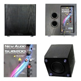 audio ativo-audio ativo Subwoofer New Audio Sub 200cd 08 Pol 200 Wrms