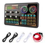 Audio Mixer With Effects Audio Interface With Voice Chan 
