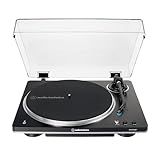 Audio Technica AUDIO TECHNICA AT LP70XBT Gira Discos De Acionamento Por Correia Sem Fio Totalmente Automático Preto Prata 