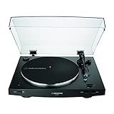 Audio-Technica Toca -Discos Bluetooth Automático Com Acionamento Por Correia -Belt-Drive-- AT-LP3BT-BK - Preto