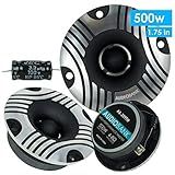 Audiobank 2X AB-209TW 3-8 Polegadas Super Bullet High Car Pro Home Audio Tweeters 500 Watt Potência Máxima Manuseio 2 Pares Com Crossovers Resposta De Frequência- 3000-25000Hz