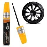 Aussio Tinta Automotiva Preta Fosca Para Retoque De Aro Para Modelo Y Protetor De Aro De Roda De Indução De 50 8 Cm Para Roda De Retoque De Roda Para Reparo De Tinta De Arranhão Para Reparo De Tinta