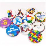 Autismo Abril Azul 10 Bottons Botons